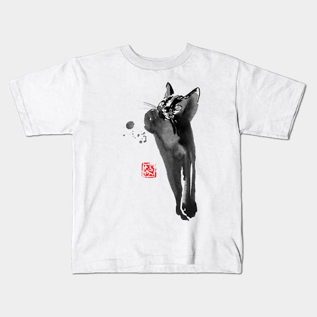 patience Kids T-Shirt by pechane